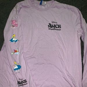 H&M long sleeve Alice and wonderland